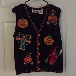 Ugly Halloween sweater vest